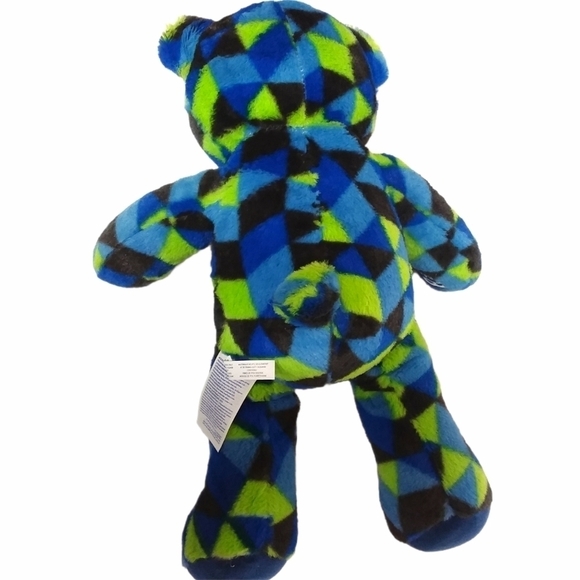 Build-A-Bear Gamer Geometric Print Plush Bear - Picture 2 of 5